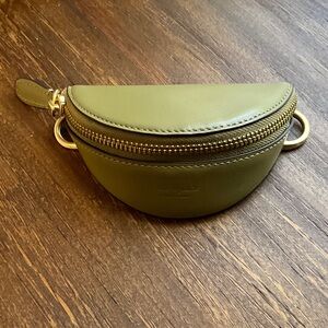 Kate Spade Olive Green Half-Moon Bag